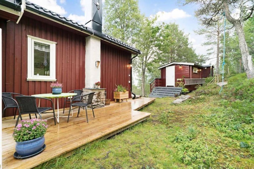 Cozy Cabin With A Great View Skamdal Екстериор снимка